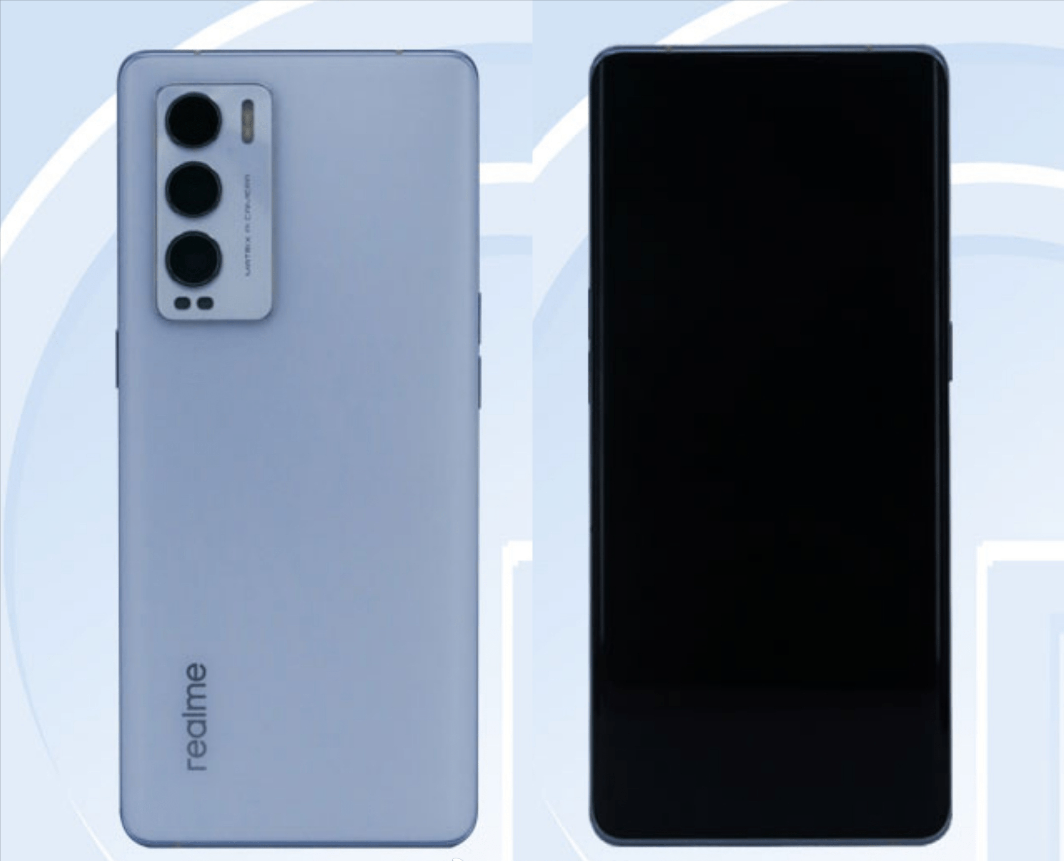 原创realme骁龙870曲面屏新机5000像素imx766主摄神似opporeno6