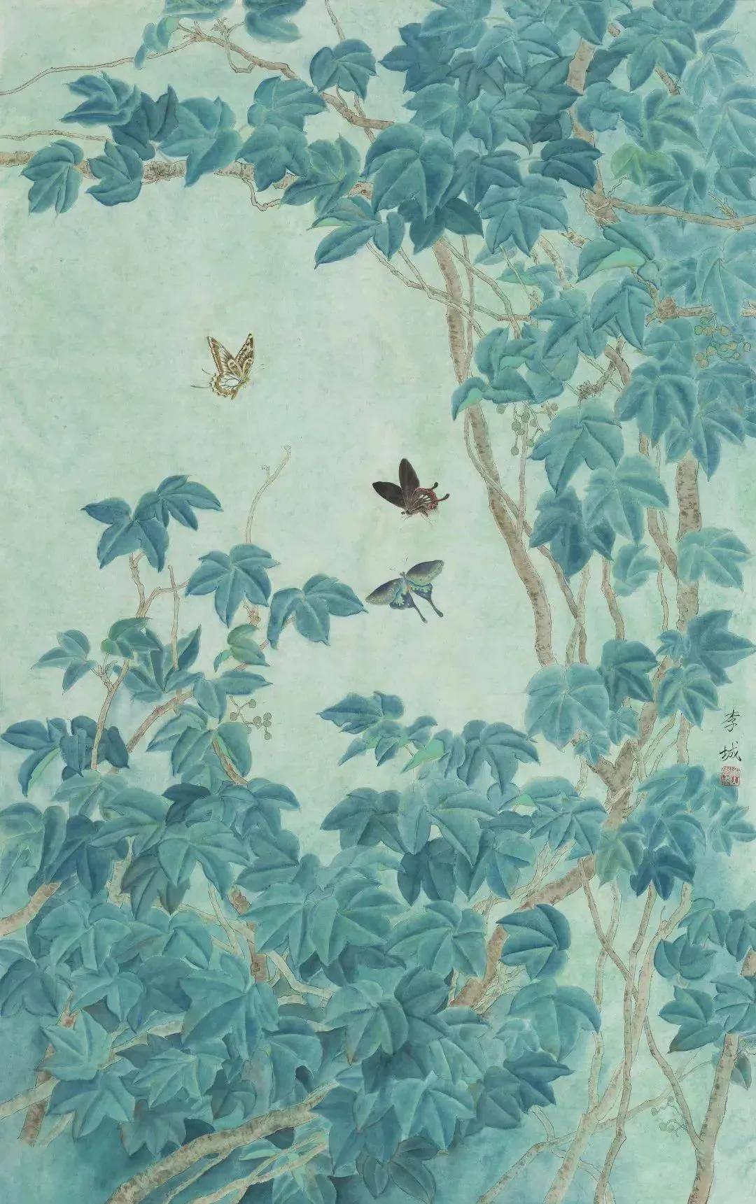 央美2021届中国画学院本科生毕业展丹青水墨和现代的巧妙融合