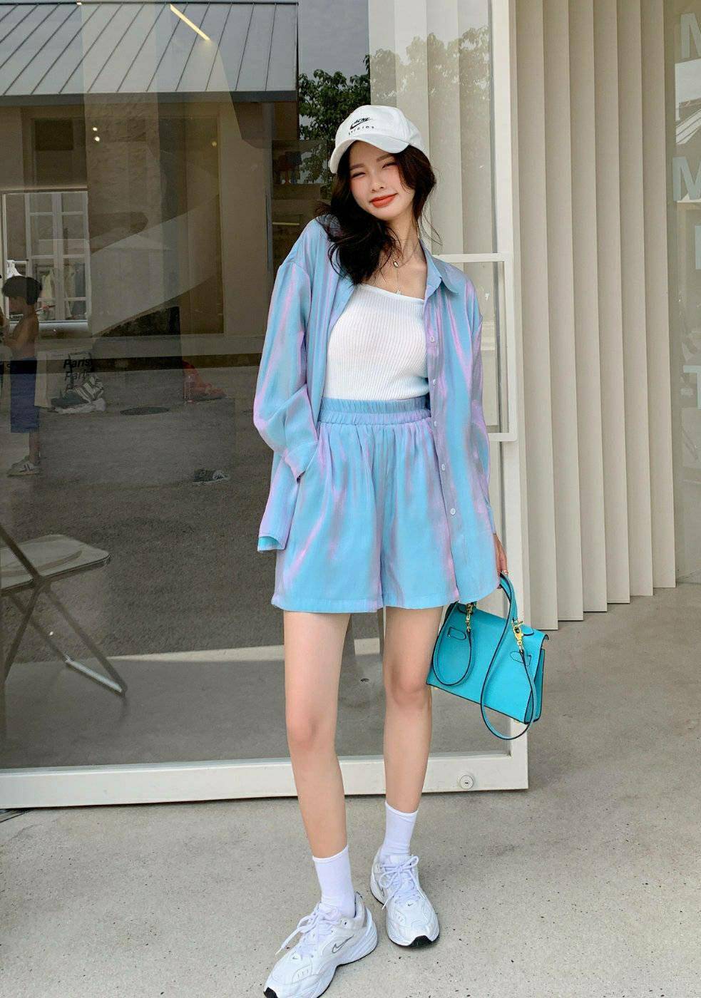 原创今夏超流行的五分裤穿搭比长裤更加清爽比短裤更休闲