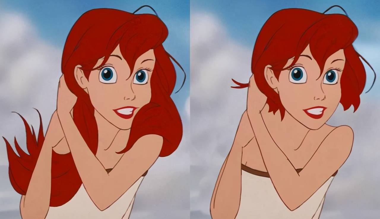 图片[2]-迪士尼公主被P成短发，艾莎看着好飒，乐佩官方有原版-金错刀_词牌名