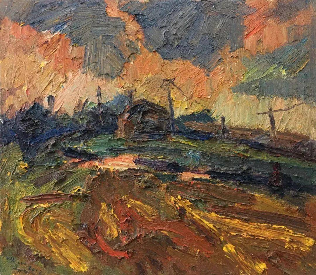 艺展中国物象之外谢宝根油画作品展开幕式纪实