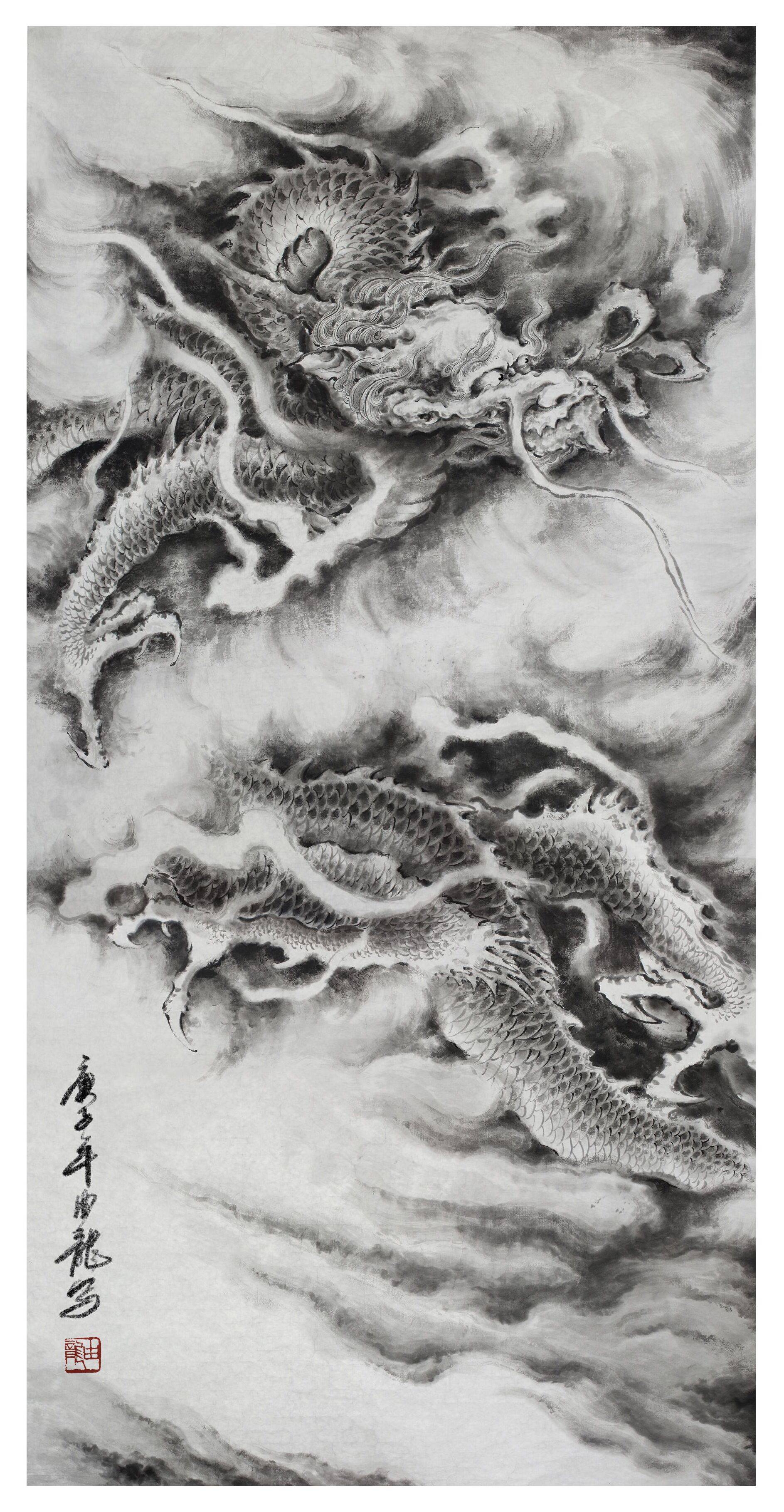 中国画龙画家图片