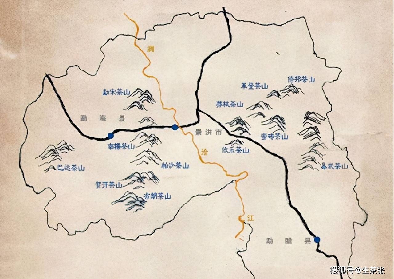 古六大茶山地图图片