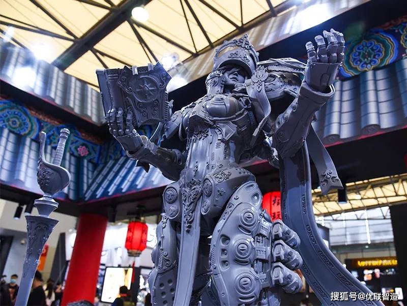 big潮玩大不同优联智造3d打印服务新品亮相wf手办模型展