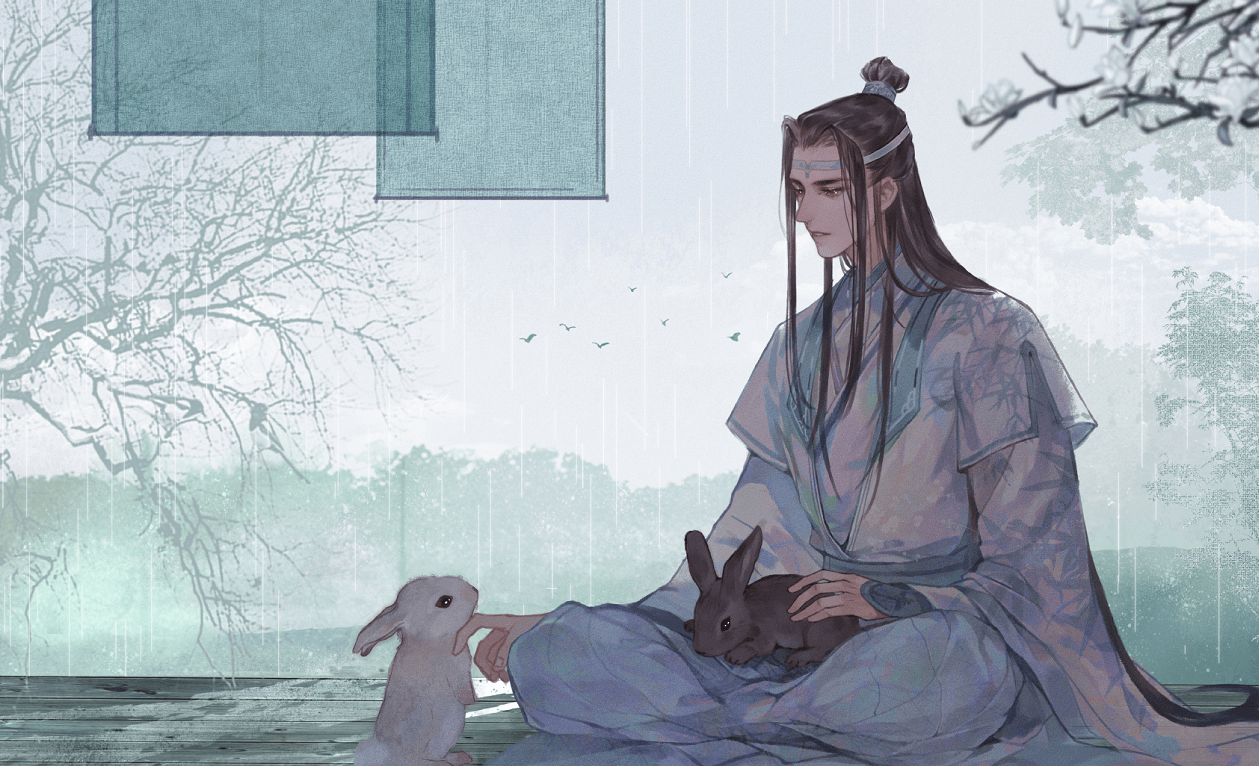 薛洋动漫形象公开刺猬头加大v领右手拿糖左手还有小细节