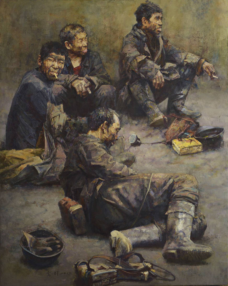 什么是幸福,不同的人有不同的回答,让我们走进油画艺术家陈光明先生的