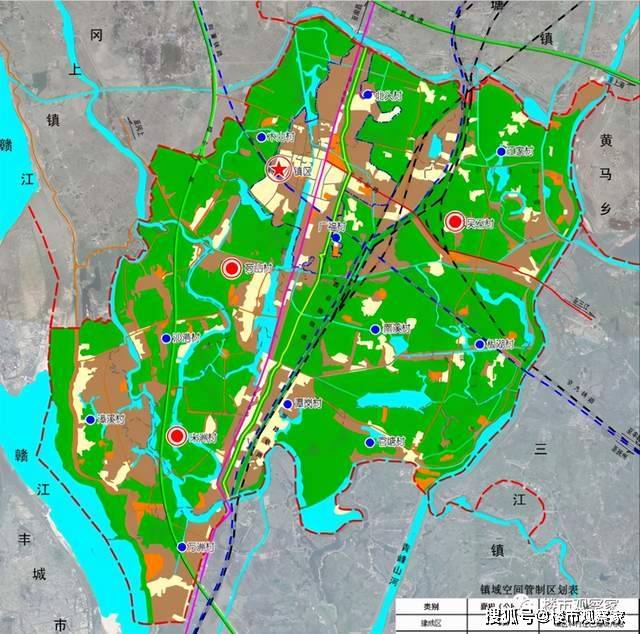 總體規劃圖八一鄉總體規劃(2017-2035)蔣巷鎮規劃區城鄉用地佈局圖蔣