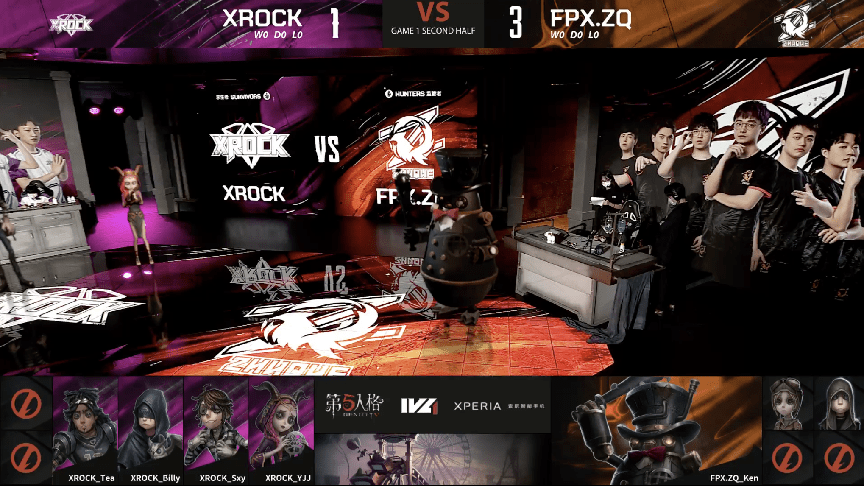 pick|第五人格2021IVL夏季赛常规赛 FPX.ZQ vs XROCK