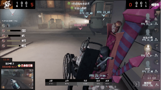 密码机|第五人格2021IVL夏季赛常规赛 FPX.ZQ vs XROCK 第二局