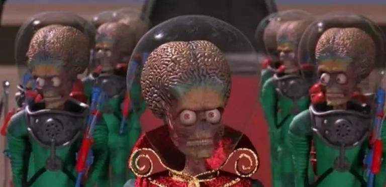 火星人玩转地球僵尸新娘蒂姆独特的哥特黑暗风格,在这部电影中表现得