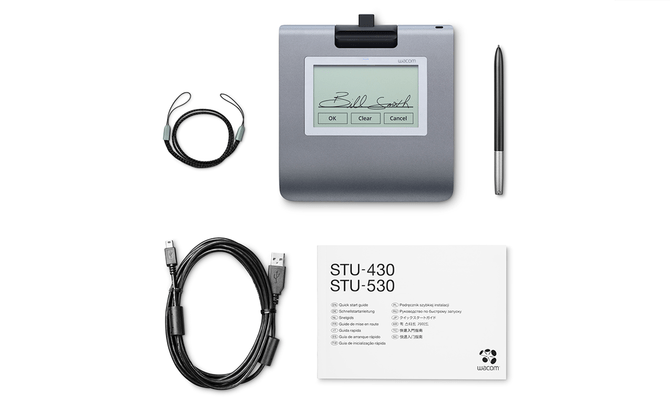 电磁|Wacom STU-430签名数位板使用体验