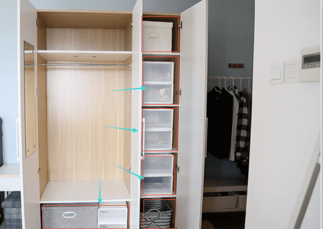 别嫌麻烦,衣柜内部做这4个小改动,完成后用着顺手,空间倍增!