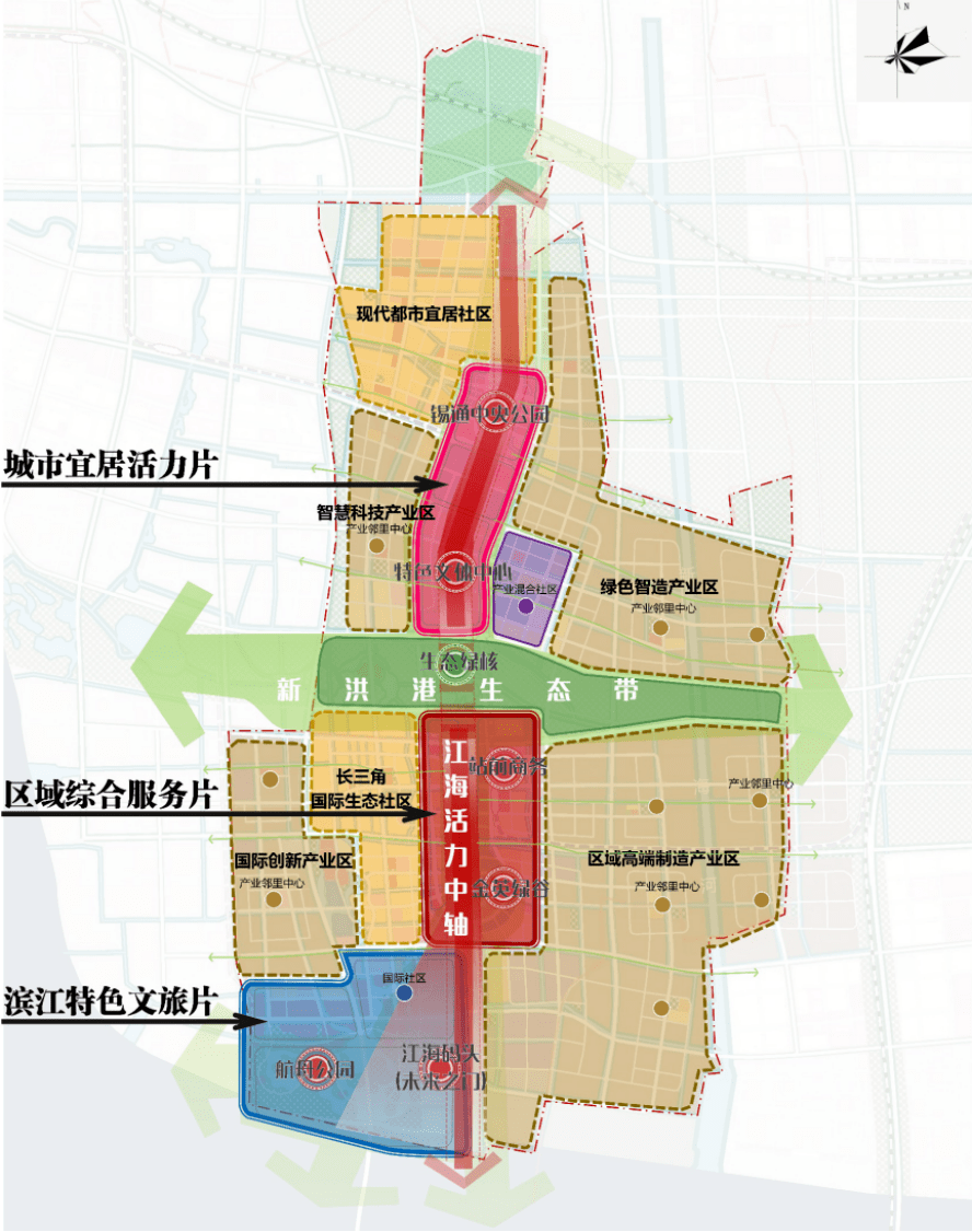 南通市锡通园区规划图图片