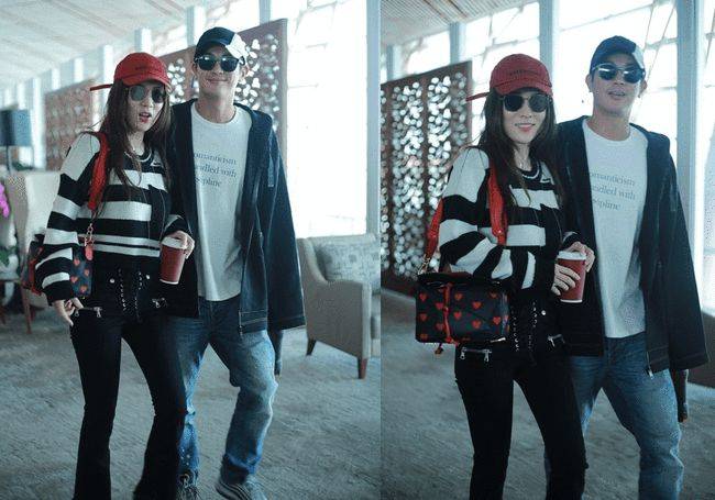 魅力|霍思燕真是嫁给了爱情，拉着杜江穿情侣装也太养眼了，看着好甜