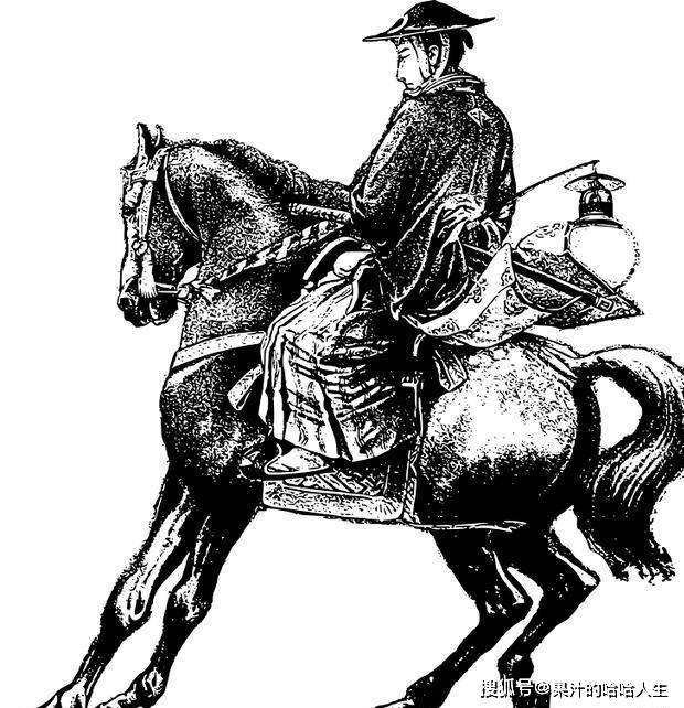 日本骑马武士的真实面貌:马穿铠甲,马鞍上挂黄豆袋和粮袋