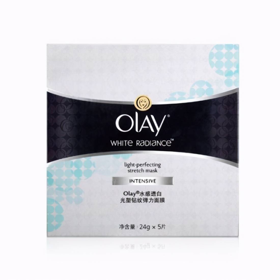 3 olay水感透白光塑钻纹弹力面膜