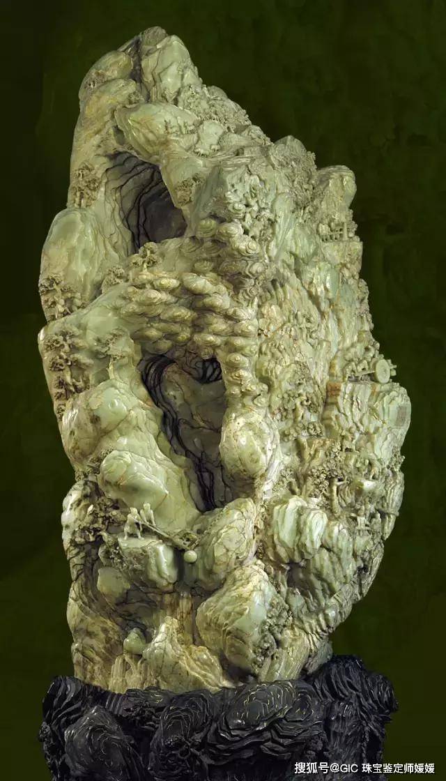 清朝新颖精致的玉山子，用珍贵玉石雕刻而成，这件居然重达5000kg_搜狐网