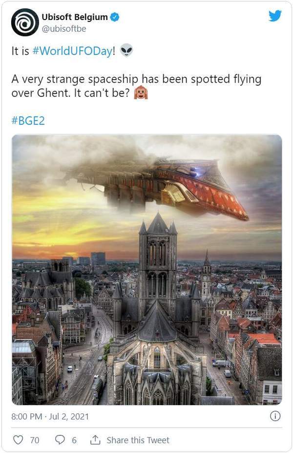 宣传|好久不见！育碧比利时官推分享《超越善恶2》宣传图