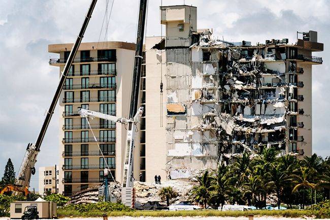 原创美国公寓倒塌真的不可抗拒?三点原因引深思,逃避责任或揭露本性