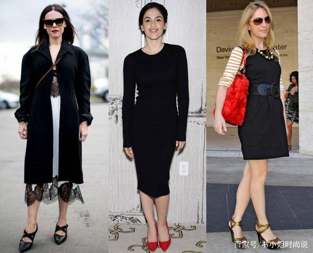 黑色|若你肩宽体胖,但又想穿连衣裙,不妨试试下面3种,显瘦又气质