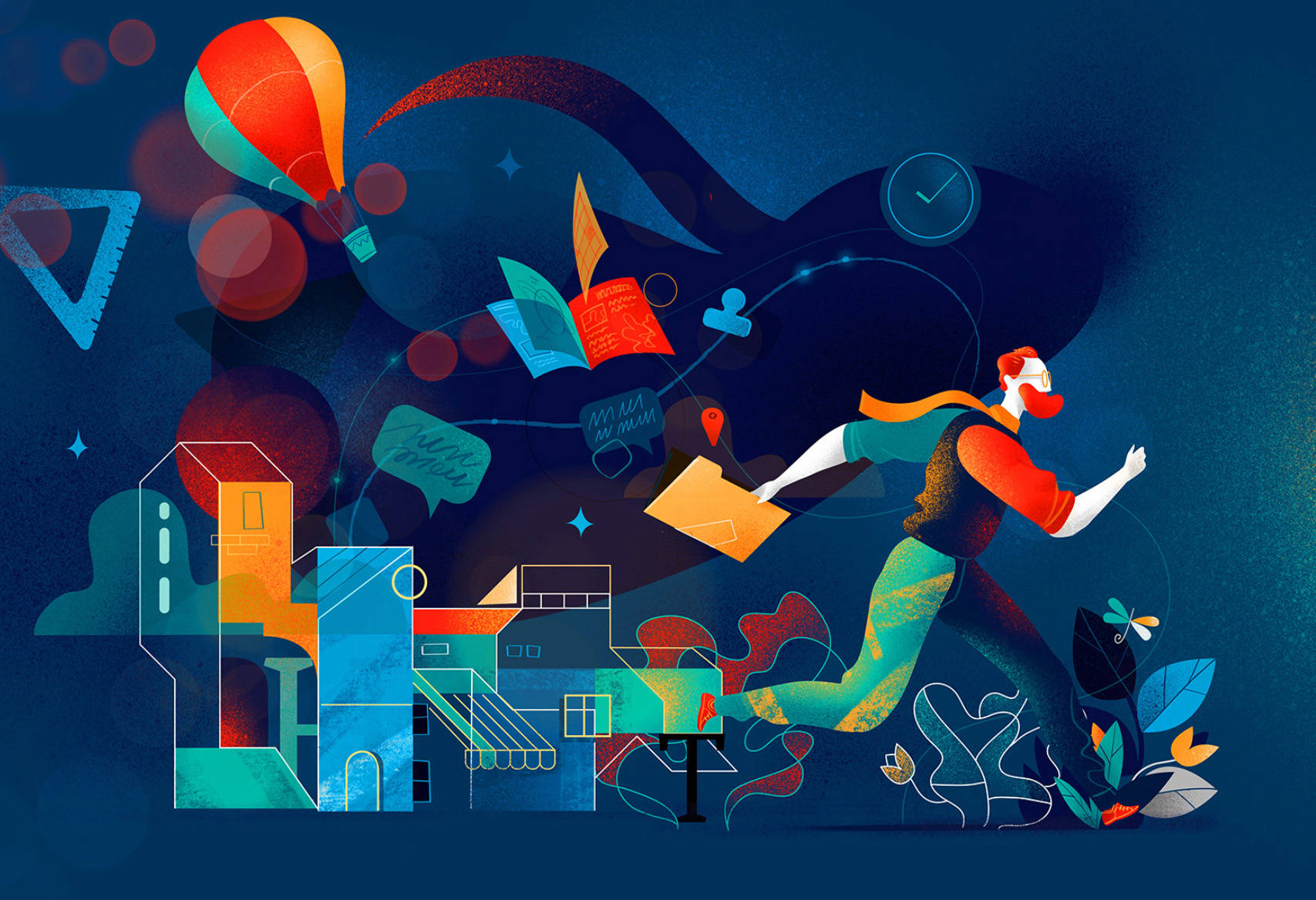 创意插画设计欣赏!幻想力