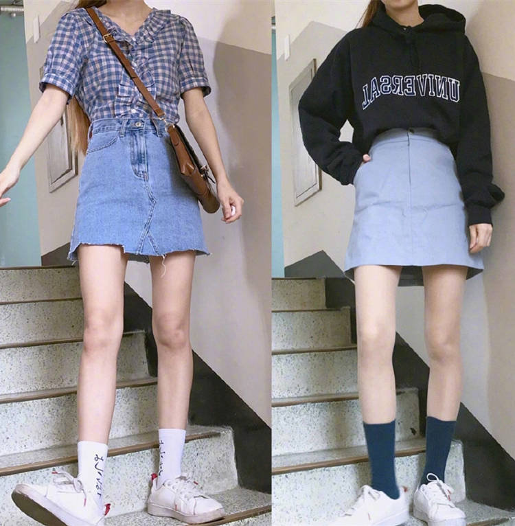 青春|青春不打烊！这18套初夏少女短裙穿搭，将甜美进行到底