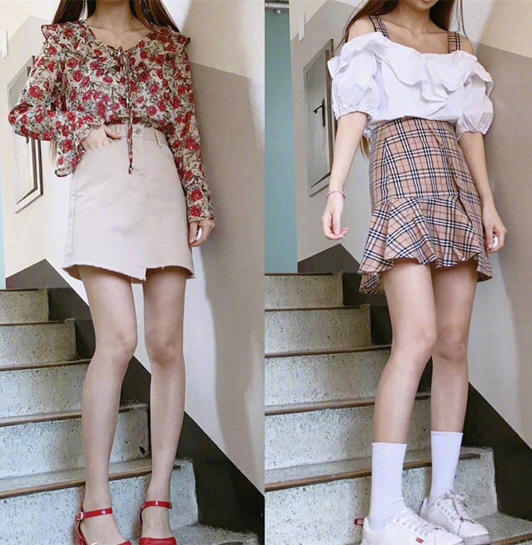青春|青春不打烊！这18套初夏少女短裙穿搭，将甜美进行到底