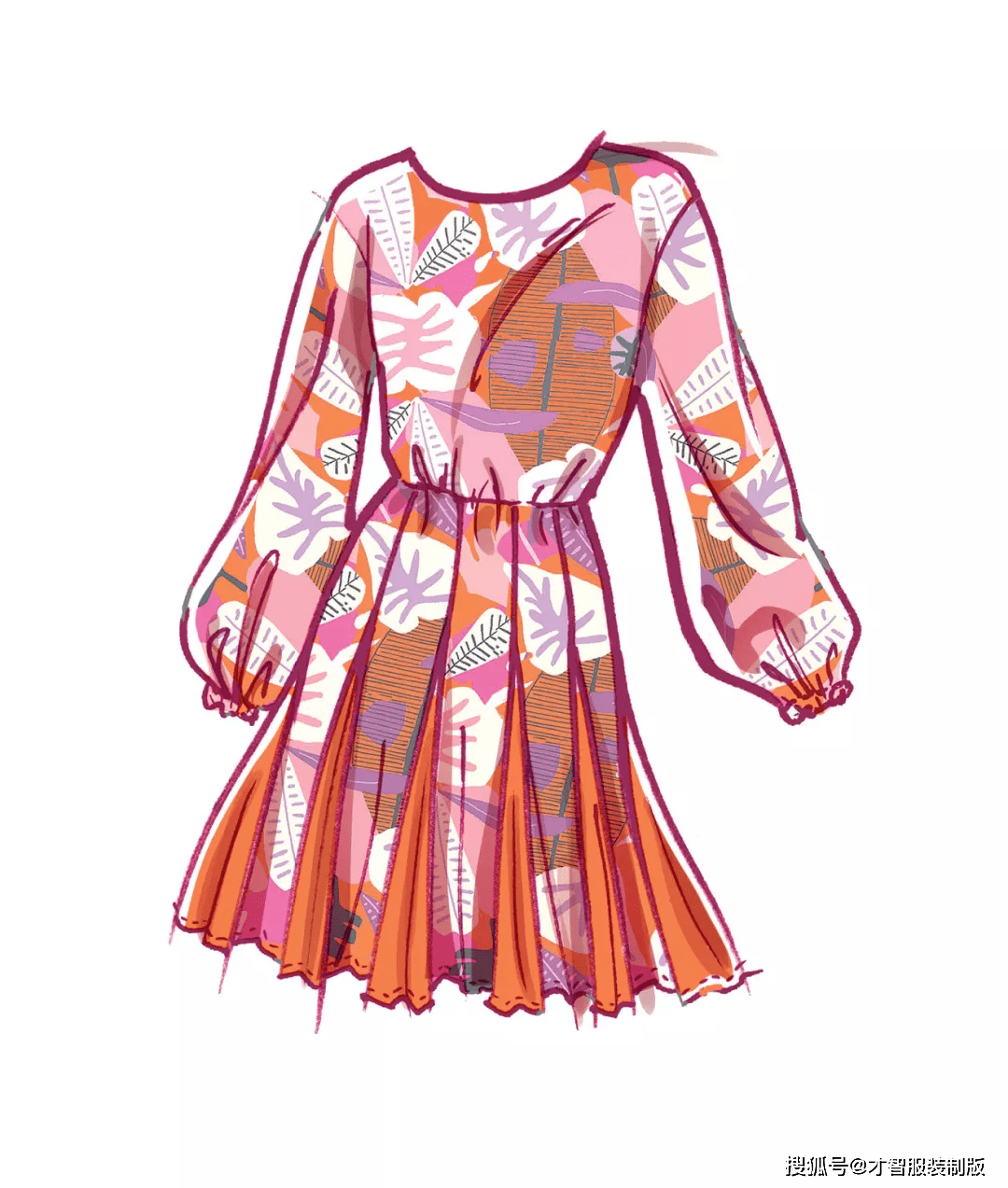 服装|16款连衣裙的设计款式图