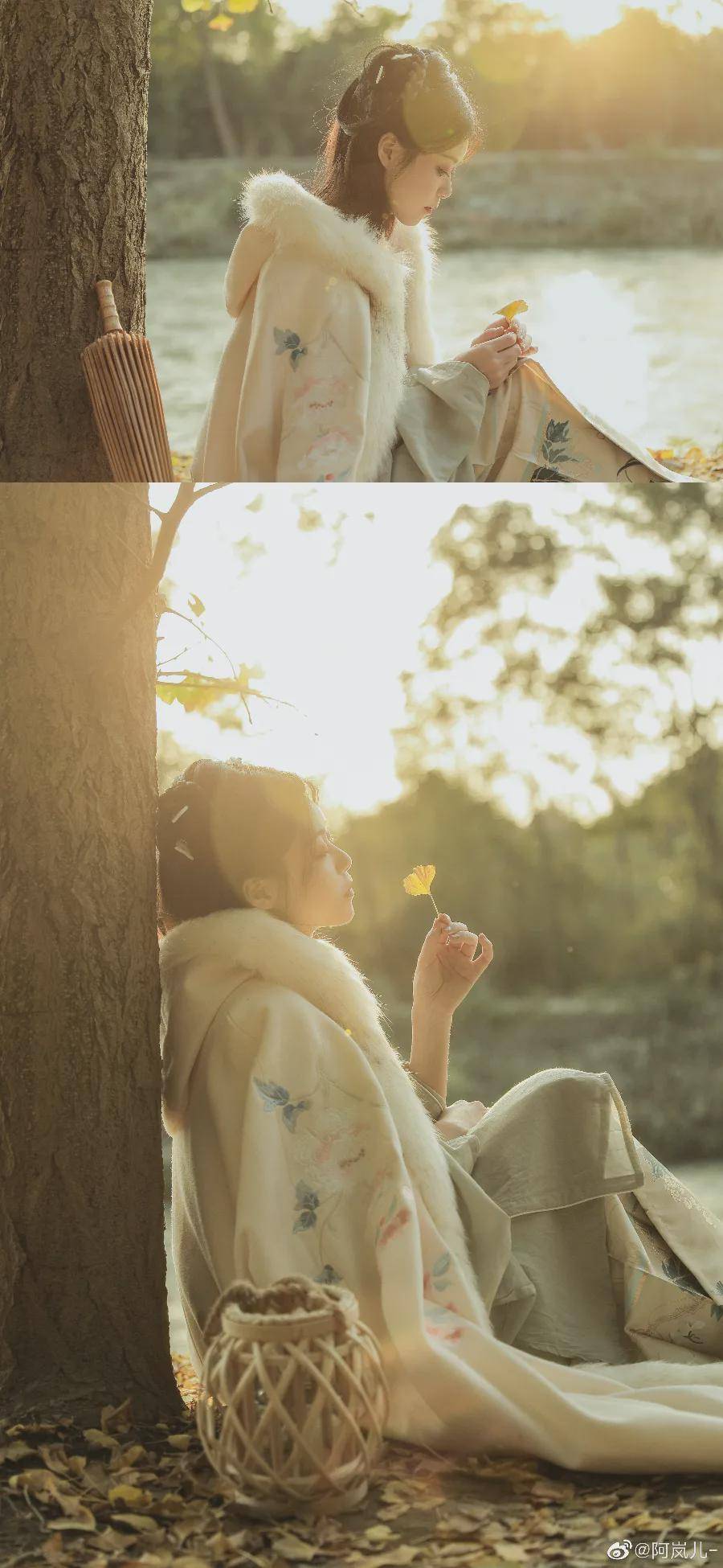 仙女|汉服小仙女:风吹一片叶,万物已惊秋