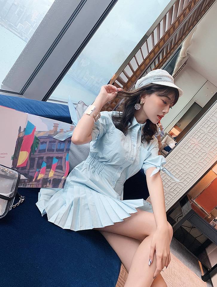 设计|邻家女孩式的“衬衫百褶裙”，温柔又青春，满足你的活力少女心！