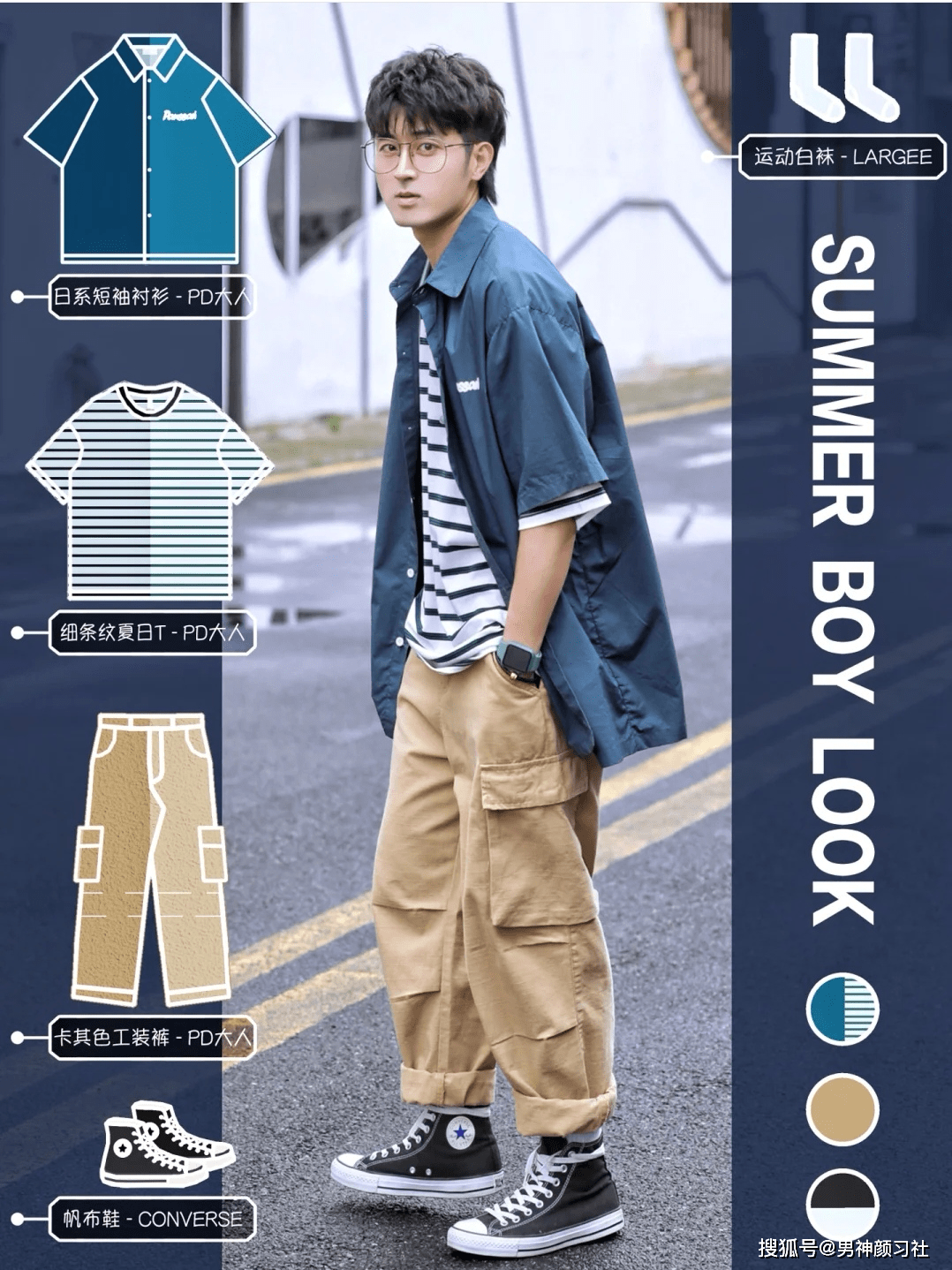 玩法|T恤叠穿的高段位玩法：帅的有层次感才能让人忍不住多看几眼