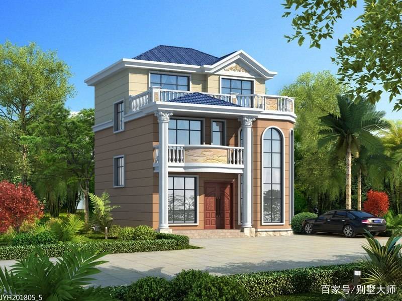 农村自建房小面积三层设计图:现代,欧式,新中式各有特色