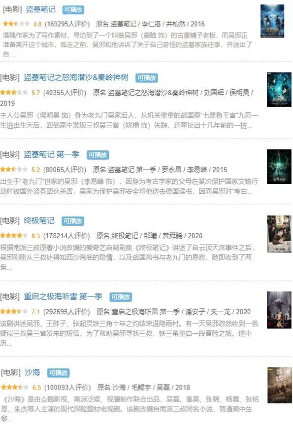 盗墓笔记新作 云顶天宫 上线 吴邪张起灵选角遭群嘲 主演发免责声明甩锅 剧情