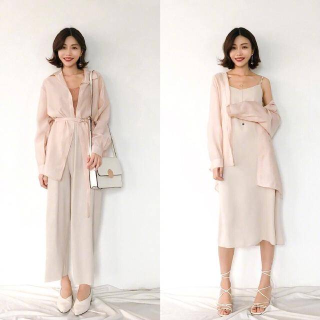 高跟鞋|小个子夏季穿搭，衬衫搭配牛仔裤短裙超实用，气质提升一个档次