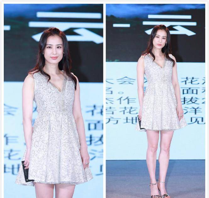 设计|黄圣依年近40岁，还敢穿这么“凉爽”，为了展现女人味也是拼了