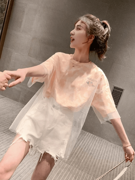 纱裙|夏日少女感穿搭组合，洋气网纱裙，这样搭配的女生更灵气
