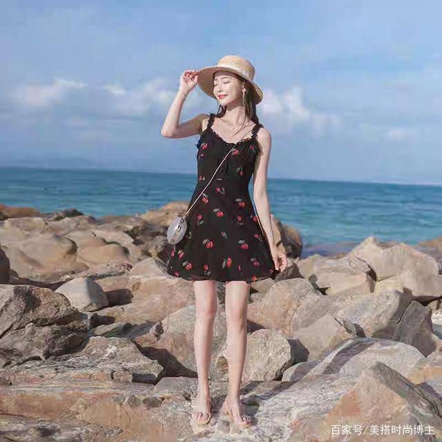 夏天|小个子气质端庄连衣裙，度假旅游必备