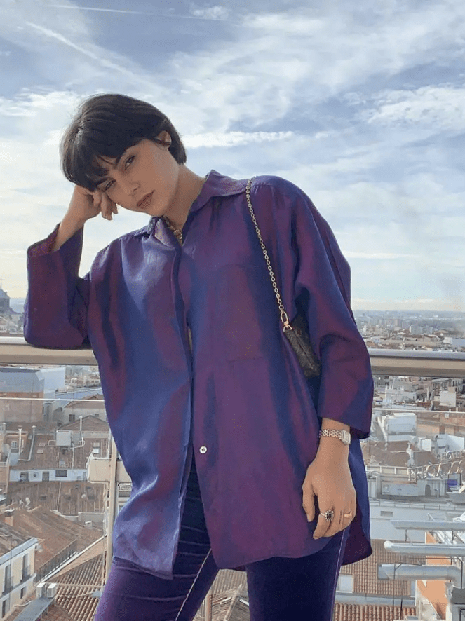 因为|紫色系夏日穿搭分享,你也是人间小葡萄呀~