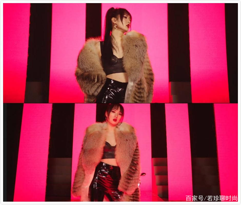 服装|姚安娜对自己的身材太自信了，穿露脐装秀小蛮腰，气场好高级