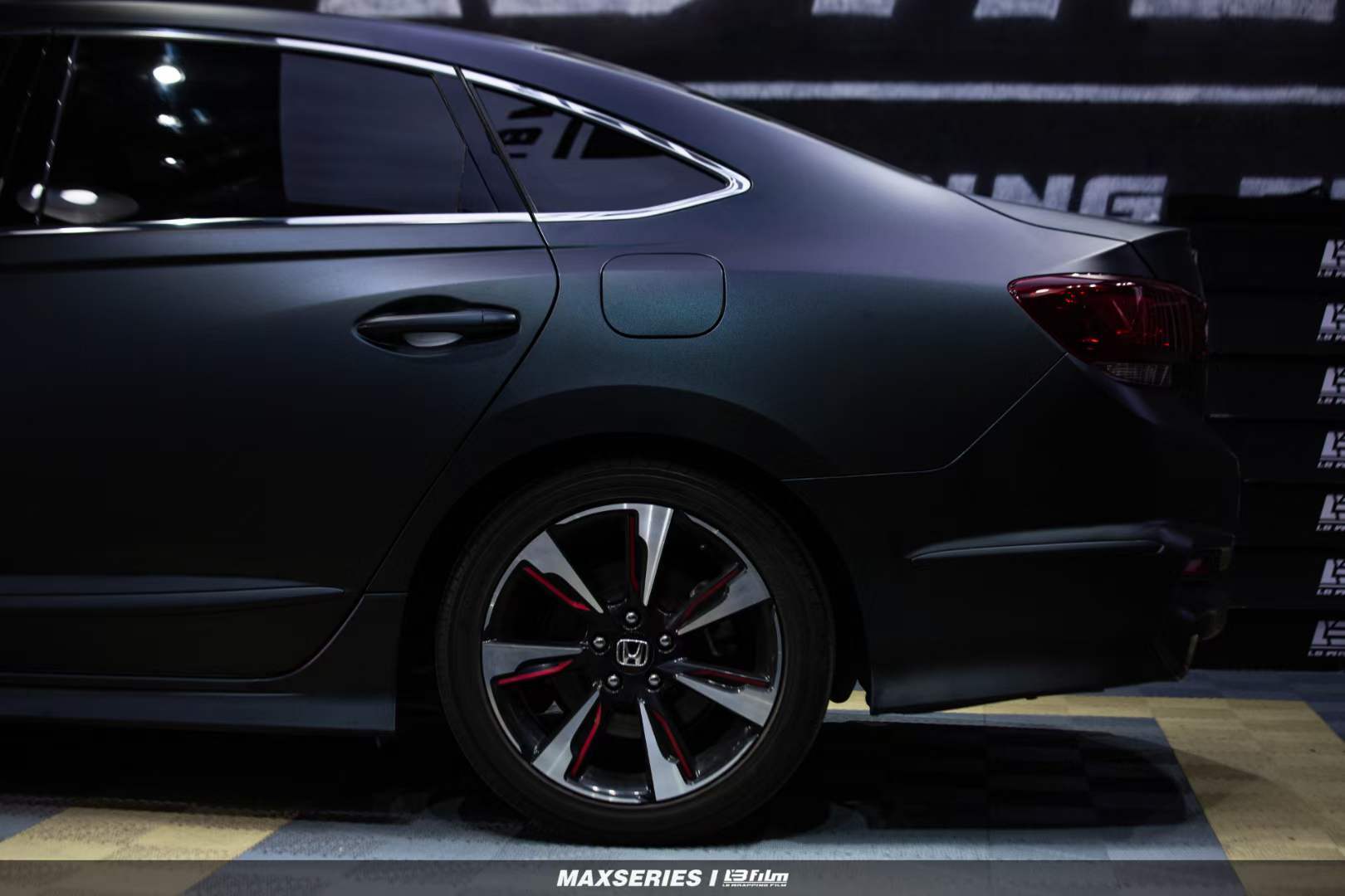 lb改色膜本田思铂睿全车贴膜lbfilm闪影暗蒂蓝