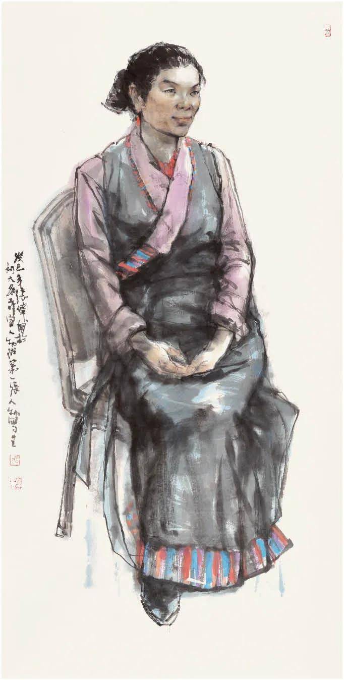 劳动者之歌张智栋中国画网上云画册写意人物画作品集