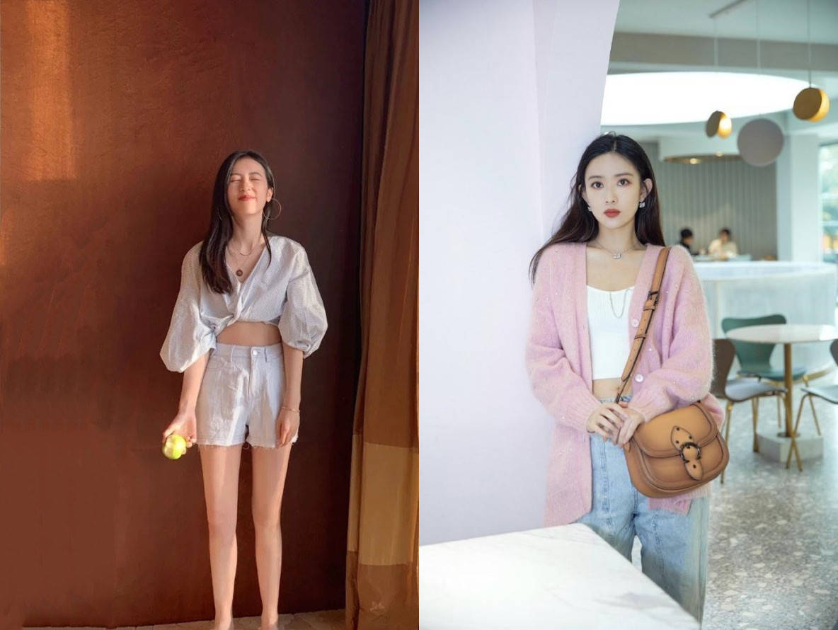 妖精|翁虹才是时尚妖精!52岁学少女把开衫当长裙穿,竟意外性感高级