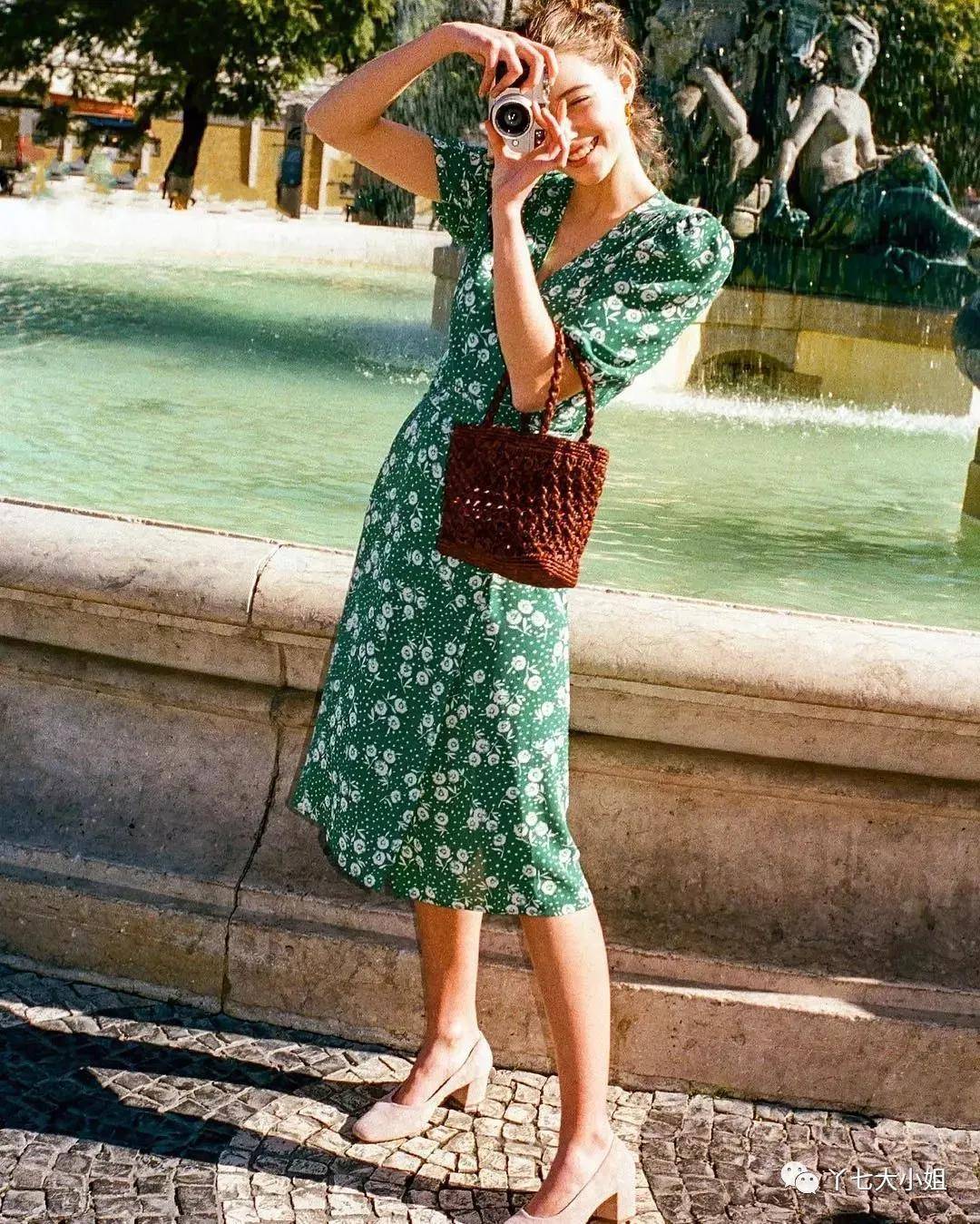 面料|今年夏天桔梗裙又火了，优雅又显气质！