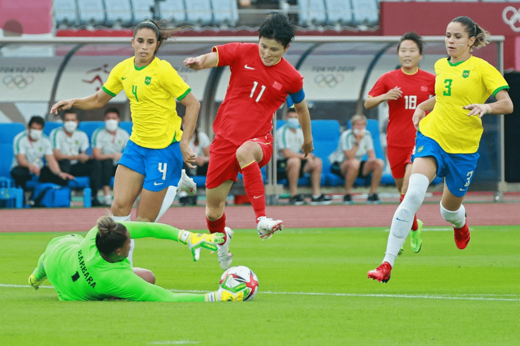 原创中国女足0-5惨败巴西!运气奇差遭诅咒?小组出线净胜球很不利