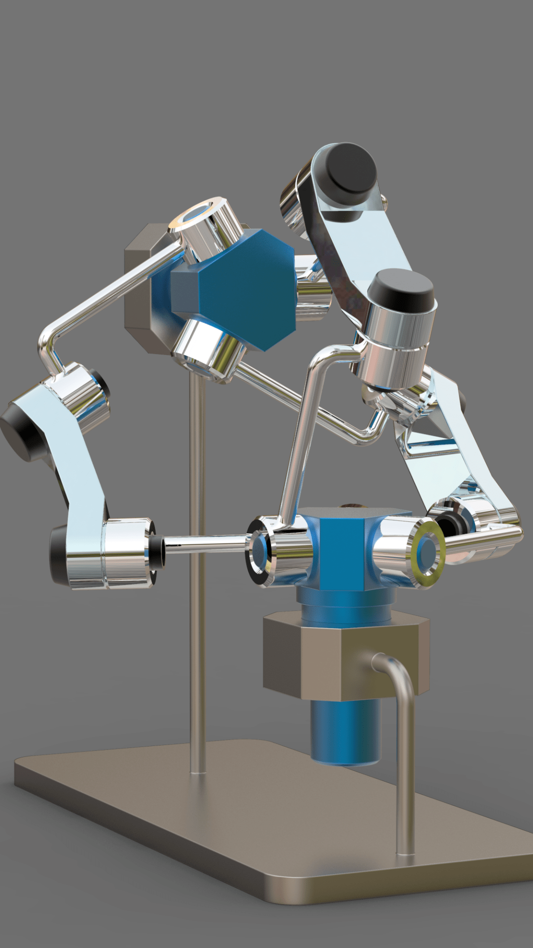 用solidworks制作的球面角传动装置
