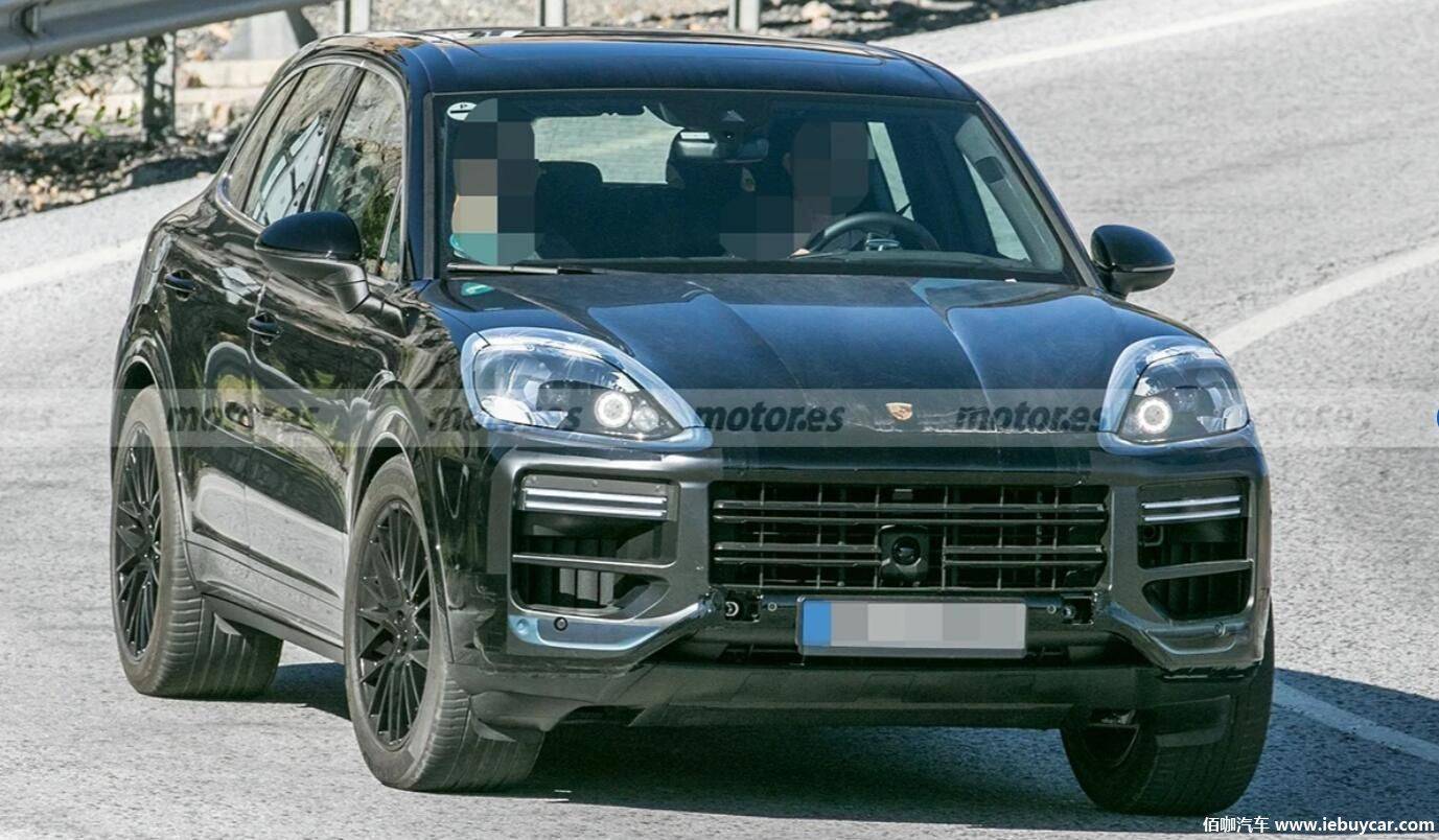 新款保时捷卡宴cayenne最新谍照细节小幅升级2022年首发亮相