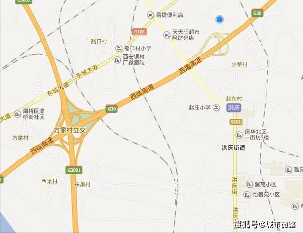 灞桥区洪庆镇道路规划图片