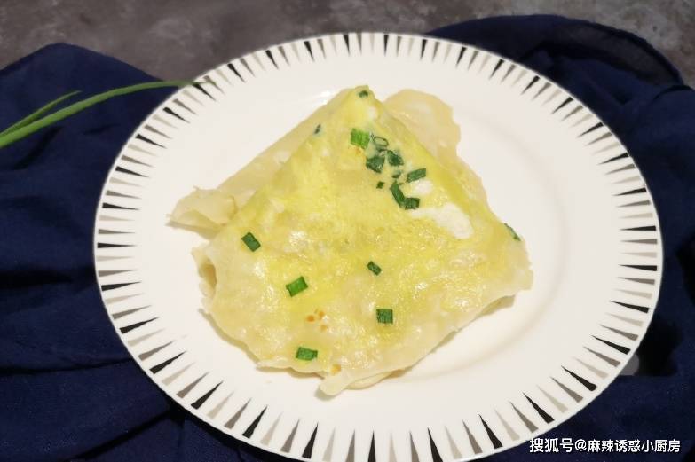葱花|早餐就馋这饼，一周吃两次，薄如纸，柔软可口，冷热都好吃