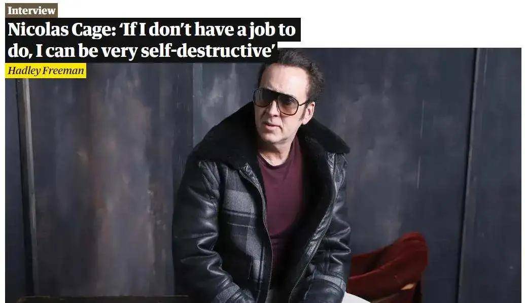 尼古拉斯凯奇|再见了，尼古拉斯凯奇，再见了，我的一代男神！