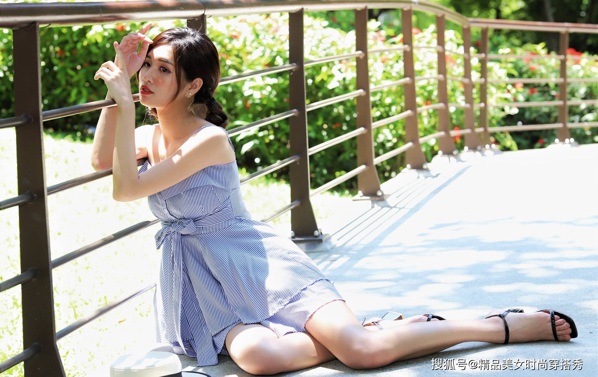 黑色|蓝色衬衫裙干净利落，让你整个夏日清凉舒适